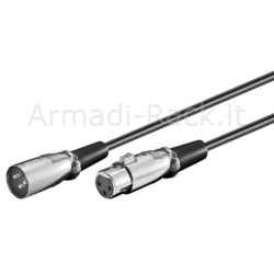 Cavo Prolunga Xlr 3 Poli Maschio/Femmina Mt 2