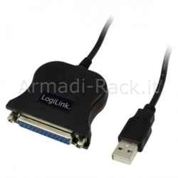 Cavo adattatore da usb a - connettori 25 poli per stampante parallela