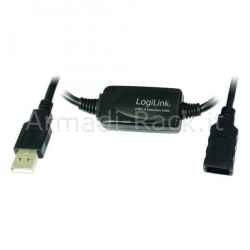 Estensore di linea usb 2.0 maschio/femmina con cavo da mt. 15