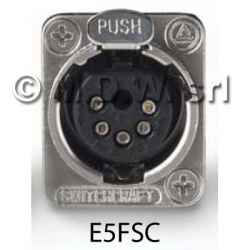 XLR 5 Pin femmina Pannello