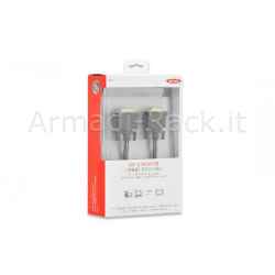 Cavo dvi 24+1 in blister con ferriti dual link mt 2