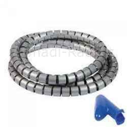 Guaina raccoglicavo diametro 2 cm apribile e riutilizzabile con utensile per inserimento cavo mt 2