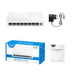 Switch non gestito a 8 porte 10/100 mbps