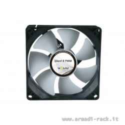 Ventola silent mm. 80x80x25 12volt 4 poli con pwm