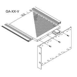 Copertura imbullonata grigliata/d4 400 x 84te