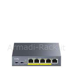 Switch gigabit poe+ a 5 porte