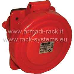 GW62243 Presa GEWISS 3P + N +T 380v 32A 10° da incasso