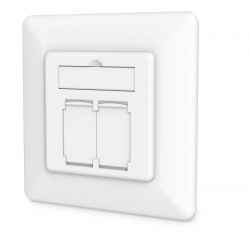Digitus presa di rete cat 6a ea, compatibile con vari design, schermata, a incasso