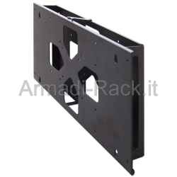 Supporto/adattatore in acciaio per decoder tv e mini pc per monitor