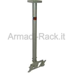 Supporto telescopico da soffitto 71/131 cm, con inclinazione regolabile da 0 a 18°