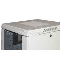 Armadio rack 19" per reti 32u (a)1610, (l)600, (p)600 colore grigio disassemblato porta vetro