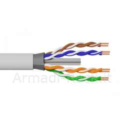 Cavo solido schermato ftp per reti categoria 6 lszh awg23 in rame matassa mt 305 classe cpr eca