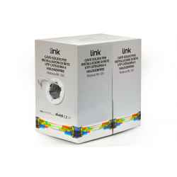 Cavo solido utp per reti categoria 6 lszh awg24 in rame matassa mt 305 classe cpr cca