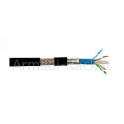 Cavo solido utp per reti categoria 6 lszh+pe awg24 in rame matassa mt 305 armato antiroditore