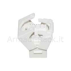 Presa rete keystone jack rj45 categoria 5e utp tooless colore bianco 180° contatti dorati 50 micron
