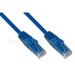 Cavo rete categoria 6a non schermato utp awg24 colore blu halogenfree mt 0,25