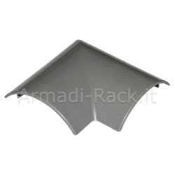Angolo a l per canalina da pavimento pvc lk75020