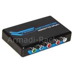 Adattatore hdmi digitale a component rgb + r/l analogico
