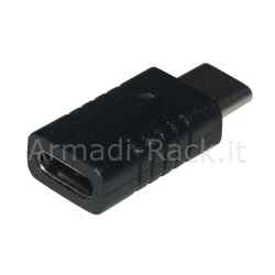 Adattatore usb-c 2.0 maschio/femmina