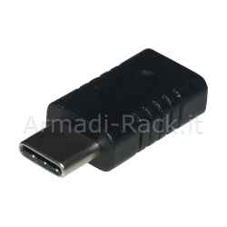 Adattatore usb-c 2.0 maschio/femmina