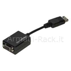 Adattatore displayport maschio a vga femmina cm 15