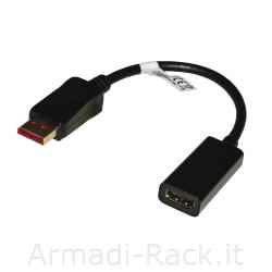 Adattatore displayport 1.4 maschio - hdmi 2.0 femmina contatti dorati 4kx2k60hz hdr rgb4:4:4