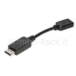 Adattatore displayport maschio - hdmi femmina