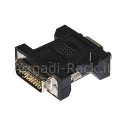 Adattatore dvi 24+5 maschio - vga femmina