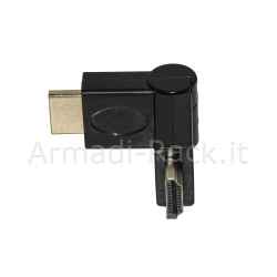 Adattatore hdmi maschio - hdmi maschio connettore inclinabile