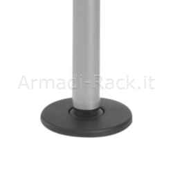 Asta supporto per tv pavimento-soffitto per monitor 37"-70" con ripiano