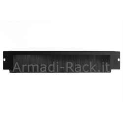 Spazzola entrata cavi armadi rack da pavimento da 22u-47u nero