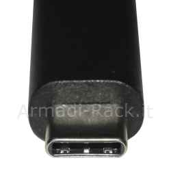 Cavo usb-c maschio-maschio 8k60hz - 240w/5a - usb4 40g - mt 3