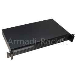 Chassis per server installazione 19" 1 unita' con 2 slot 5.25" slim + 2 x 2,5" o 1 x 3,5" profondita' 300 mm