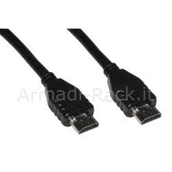 Cavo hdmi 2.1 8kx10k@60hz per pc, notebook, hdtv, ecc mt 1 colore nero