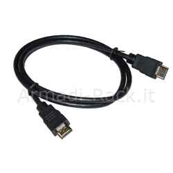 Cavo hdmi 4kx2k 60hz guaina halogenfree per pc, notebook, hdtv, ecc contatti dorati mt 1,8