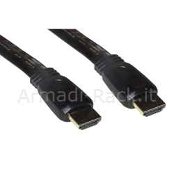 Cavo piatto hdmi 4k contatti dorati mt 2