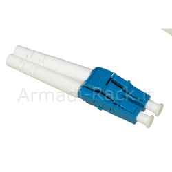 Connettore fibra ottica lc singlemode duplex confezione 100 pezzi