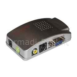 Convertitore da pc vga a video rca (giallo) + s-video e vga (bypass)