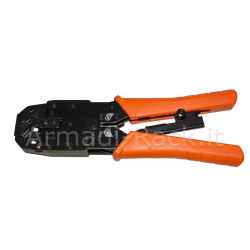 Pinza universale per crimpare connettori 4,6,8 poli rj11 rj12 rj45