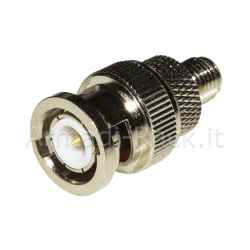 Adattatore bnc maschio - rp-sma femmina