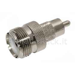 Adattatore rca maschio - uhf maschio