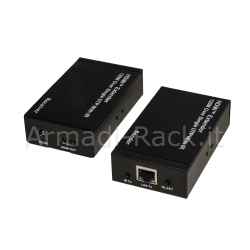 Estensore linea hdmi con cavo di rete (anche tramite ip) 120 metri con infrarossi full hd 1080p