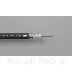 Cavo fibra ottica 12 fibre armato da esterno/interno antiroditore om4