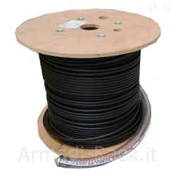 Matassa mt 200 cavo fibra ottica lc-lc om3 mt 200 2 fibre con gancio traino