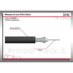 Cavo fibra ottica 4 fibre loose om3 50/125 nm antiroditore lszh interno/esterno classe eca (al metro)