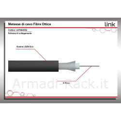 Cavo fibra ottica 4 fibre loose os2 9/125 nm antiroditore lszh interno/esterno