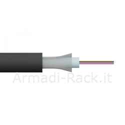 Cavo fibra ottica da esterno dielettrico om3 antiroditore 8 fibre