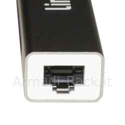 Hub usb-c con 3 porte usb 3.0 + gigabit