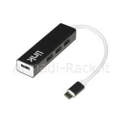 Hub usb-c con 4 porte usb 3.0