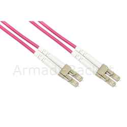 Cavo fibra ottica lc a lc multimode duplex om4 50/125 varie lunghezze